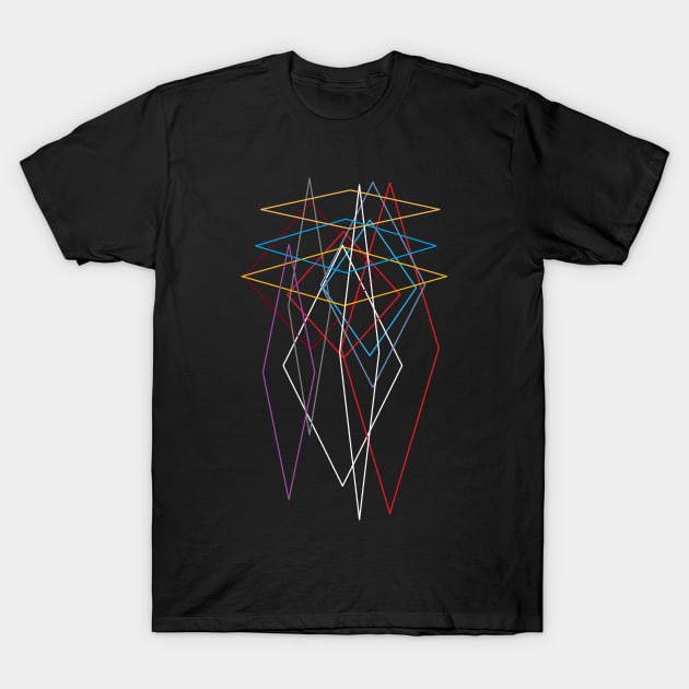 abstract diamond T-Shirt by Nikokosmos